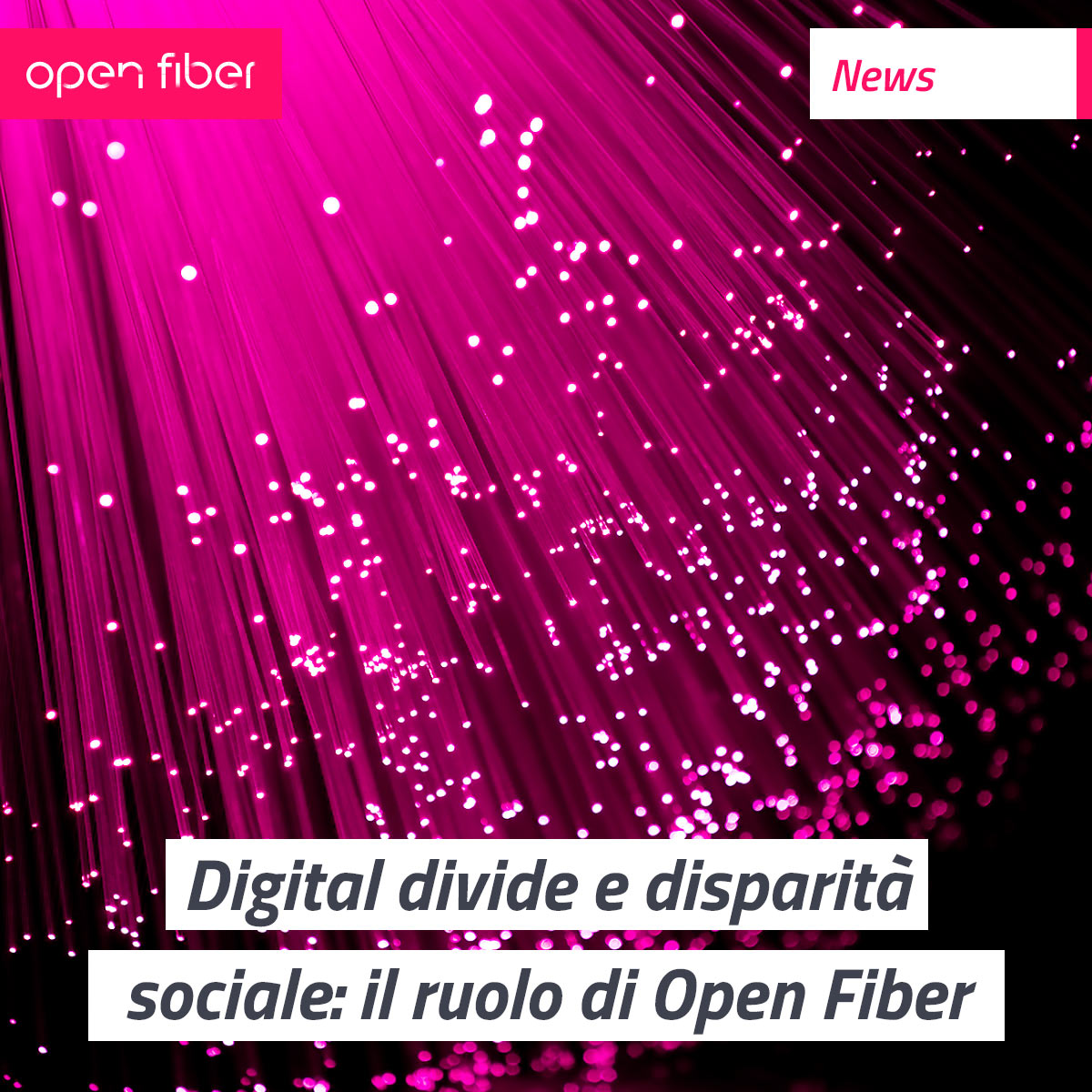 Digital divide e disparità sociale il ruolo di Open Fiber