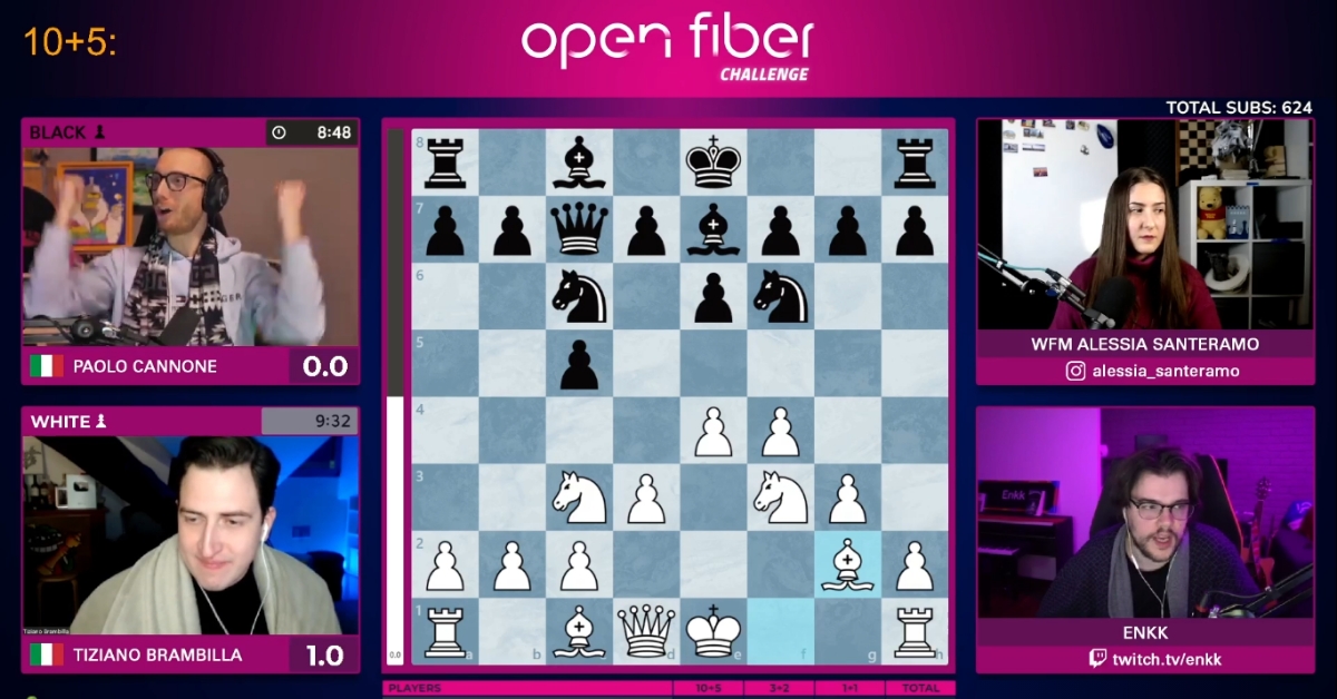 Il mondo degli scacchi incontra la fibra ottica: tutti sintonizzati sulla Open Fiber Challenge!