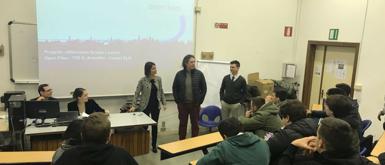 Open Fiber ed Elis all’ITIS Armellini per l’alternanza scuola-lavoro 